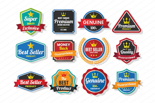 Logotipo vectorial retro vintage para banner