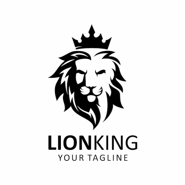 El logotipo vectorial del rey león