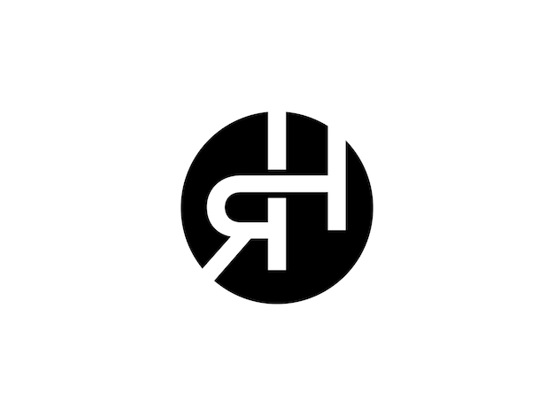 logotipo vectorial RH HR
