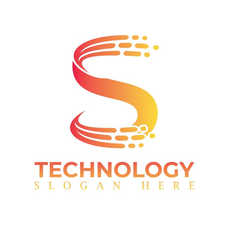 Vector logotipo vectorial para tecnología biotecnología internetinteligencia artificial y computadora