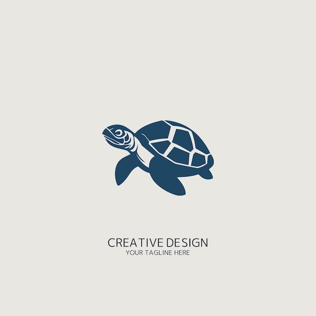 Logotipo vectorial de tortuga