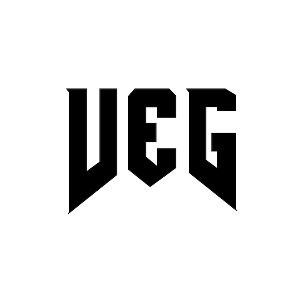 El logotipo de VEG es una combinación de colores en blanco y negro, VEG VEG Vector, VEG Icon, VEG Alphabet, VEG Typography.