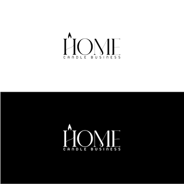 Logotipo de vela casera