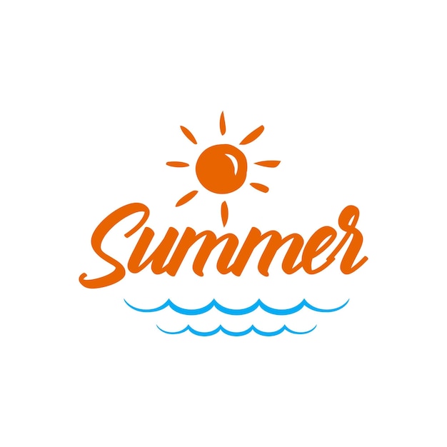 Logotipo de verano