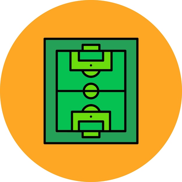 un logotipo verde y amarillo con un cuadrado verde en él