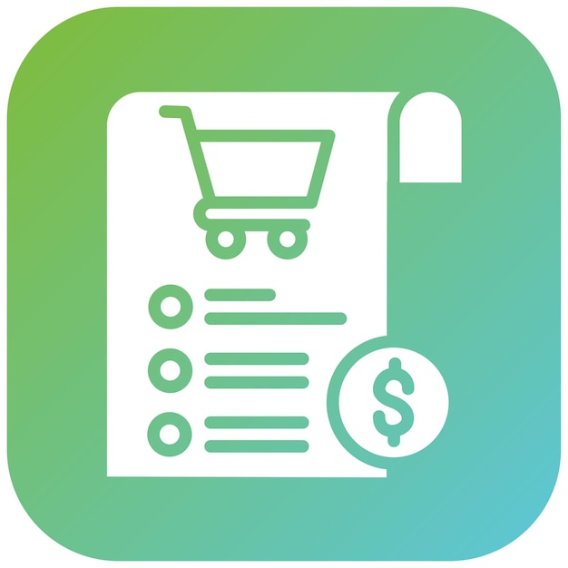 un logotipo verde y azul con una bolsa de compras y una bolsa de dinero