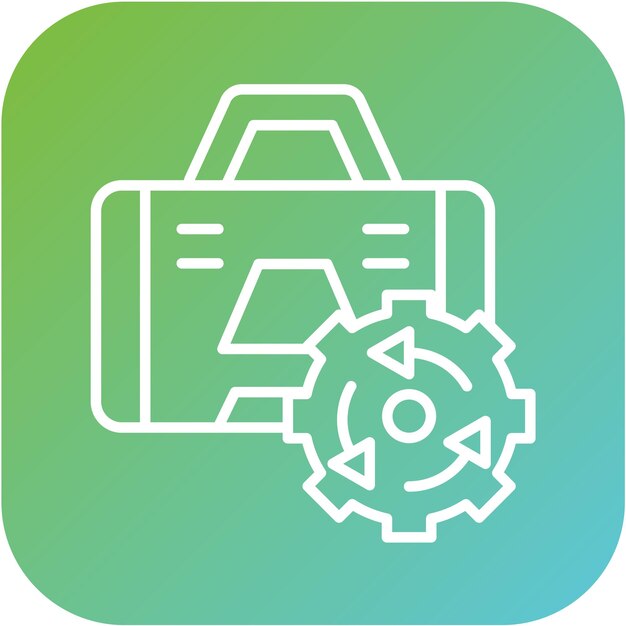 un logotipo verde y azul con un círculo verde y un fondo azul