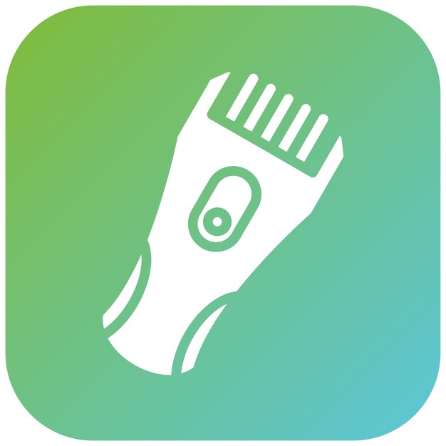 un logotipo verde y azul con una mano sosteniendo un botón con un fondo verde