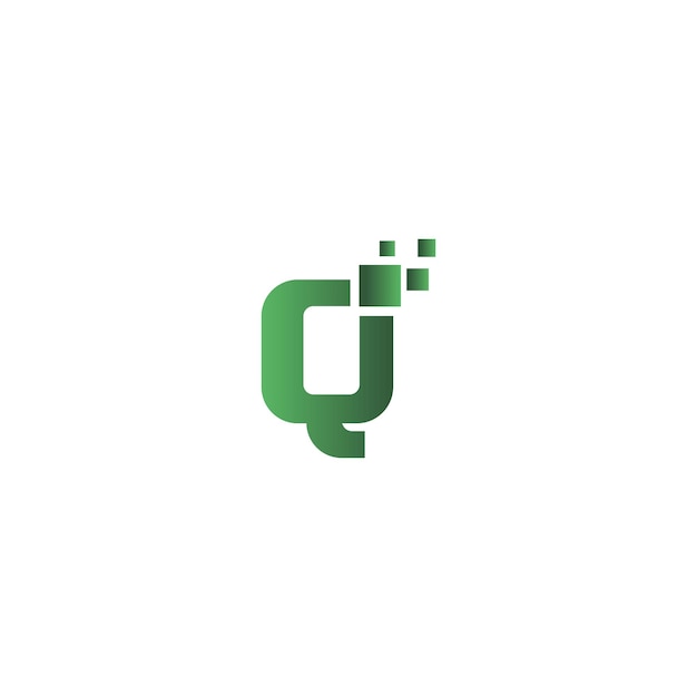 Vector un logotipo verde con las letras g y las letras g en él