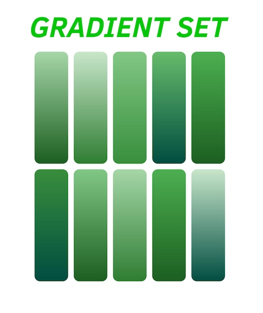 un logotipo verde y verde para un conjunto de cuadrados
