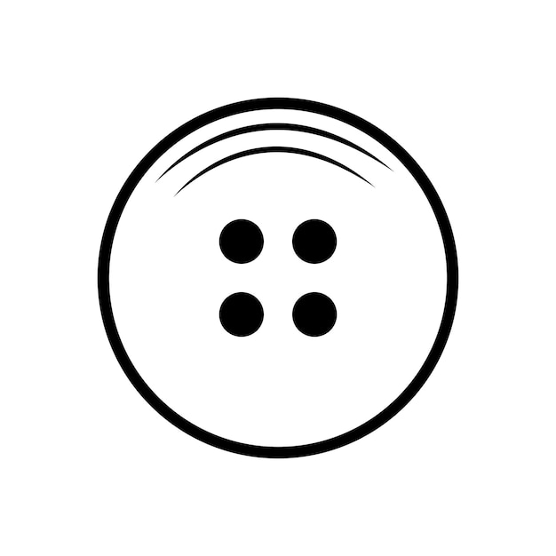 Logotipo del vestido de botones