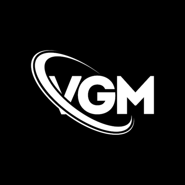 Logotipo VGM VGM letra VGM letra diseño logotipo iniciales VGM logotipo vinculado con círculo y mayúscula monograma logotipo VGM tipografía para negocios de tecnología y marca inmobiliaria