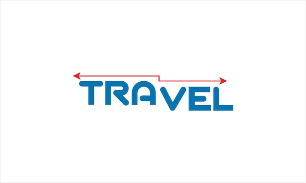 El logotipo de viaje de tipografíaEste logotipo es bueno para su uso por companie