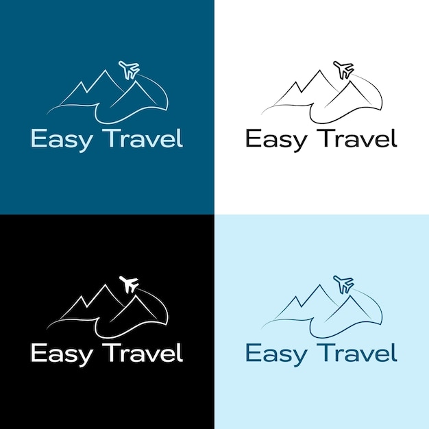 Logotipo de viaje y vector último logotipo de viaje logotipo para negocios