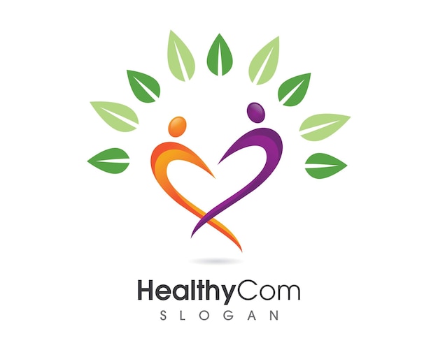 Logotipo de la vida sana