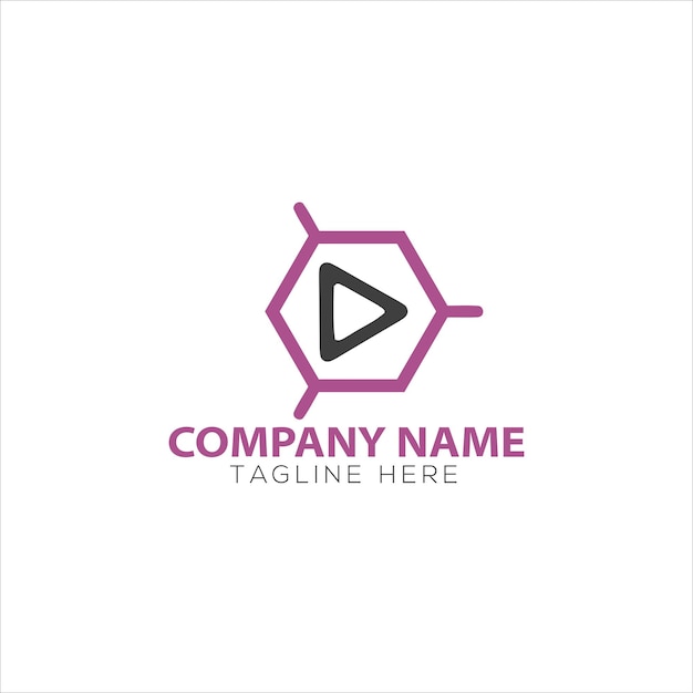 logotipo de videoconferencia de llamada con la burbuja de chat de transmisión de video