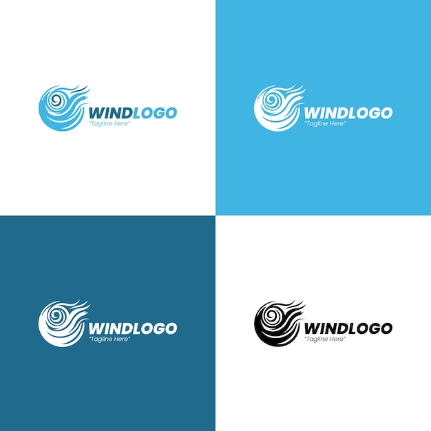 El logotipo del viento