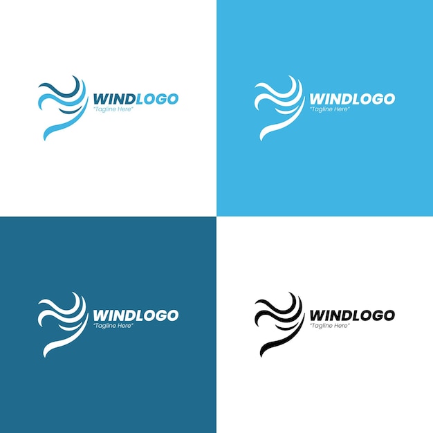 El logotipo del viento