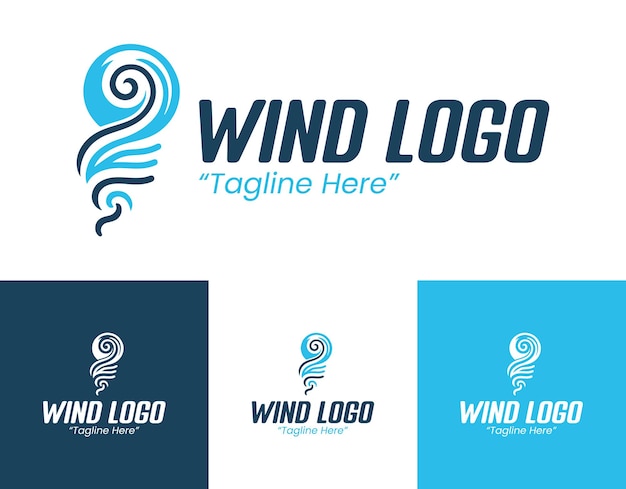 El logotipo del viento