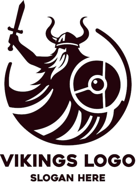 Vector el logotipo de los vikingos