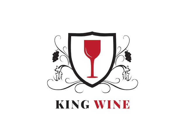 Logotipo del vino rey