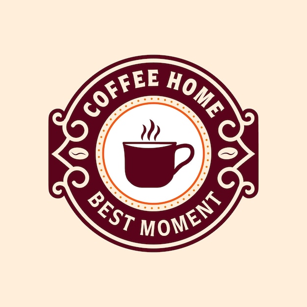 Vector logotipo vintage de cafetería y colección de insignias