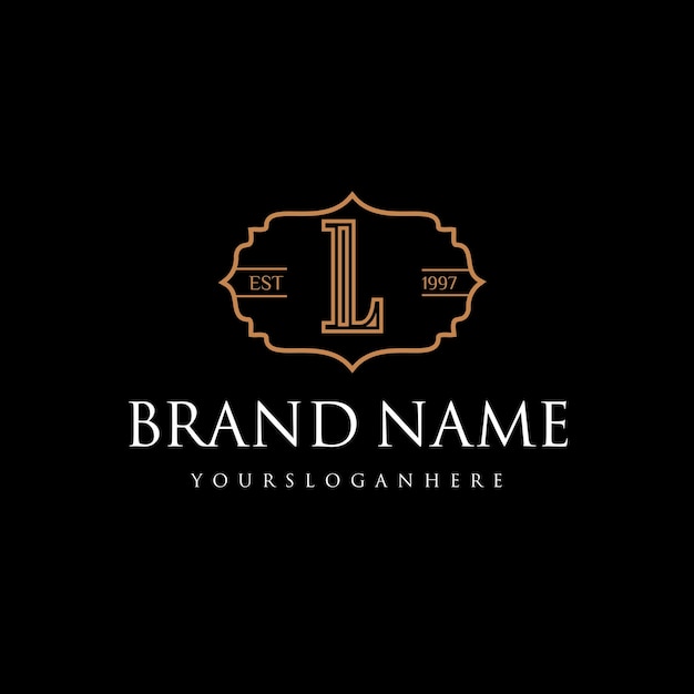 Logotipo vintage y elegante