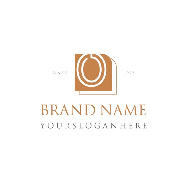 Logotipo vintage y elegante