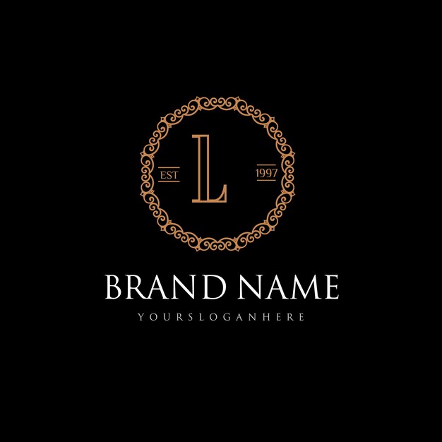 Logotipo vintage y elegante