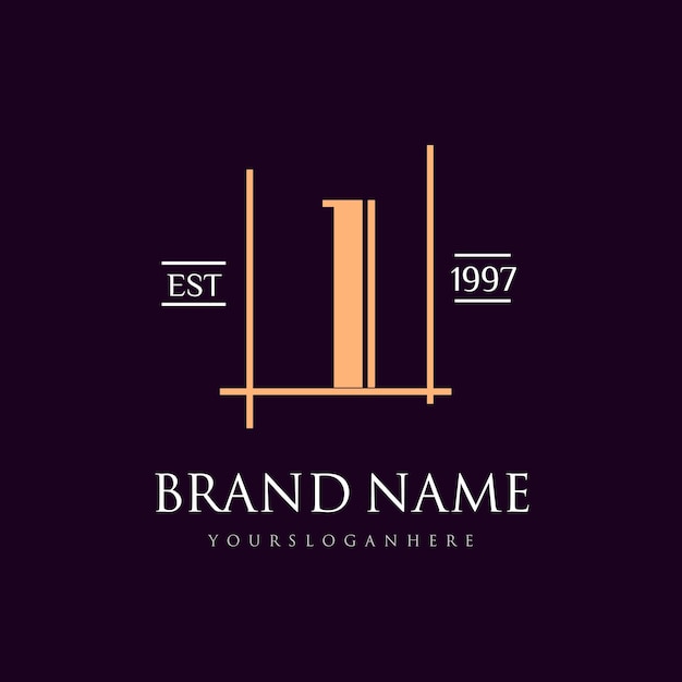 Logotipo vintage y elegante