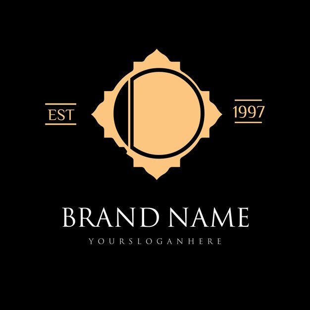 Logotipo vintage y elegante