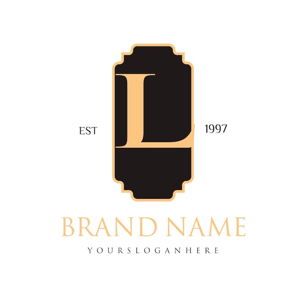 Logotipo vintage y elegante
