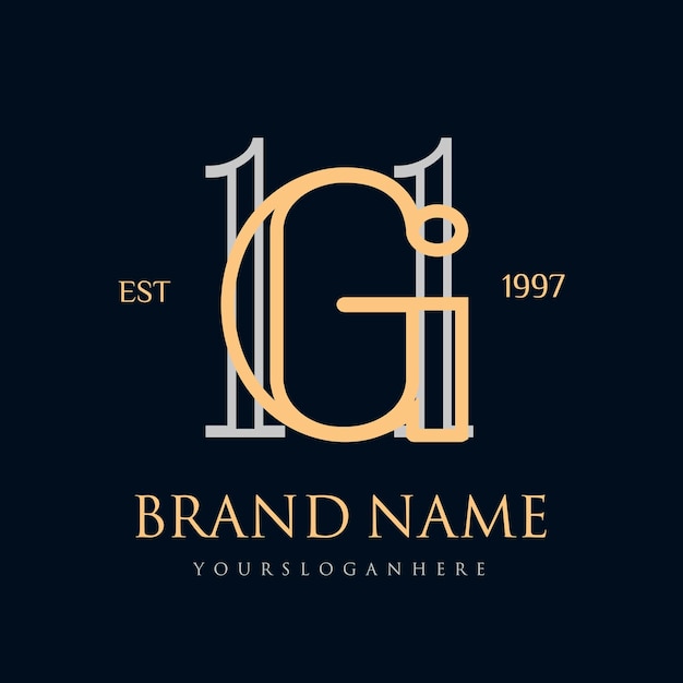Logotipo vintage y elegante