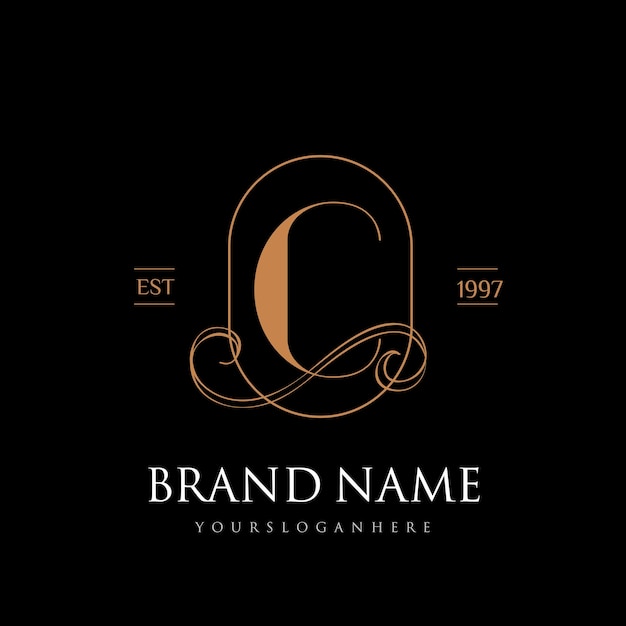 Logotipo vintage y elegante