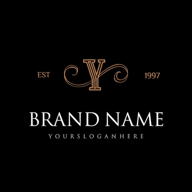 Logotipo vintage y elegante