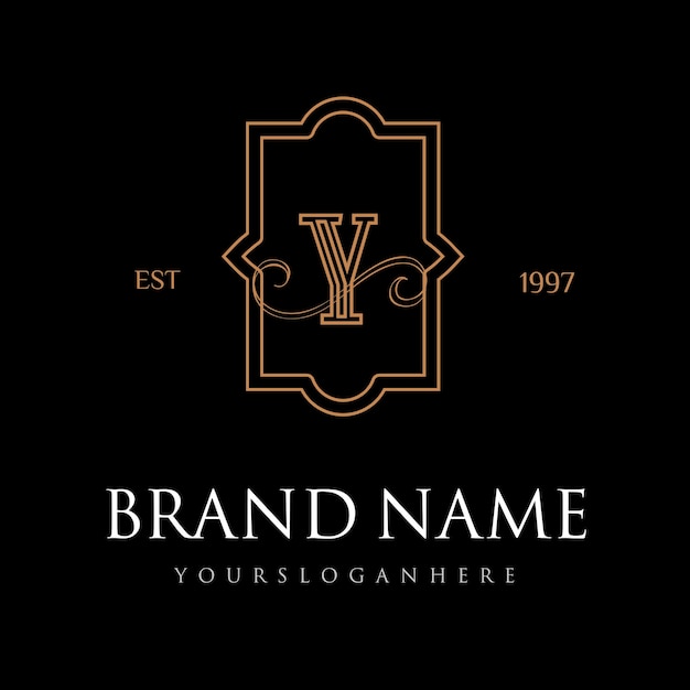 Logotipo vintage y elegante