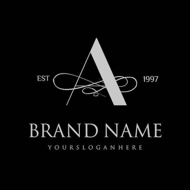 Logotipo vintage y elegante