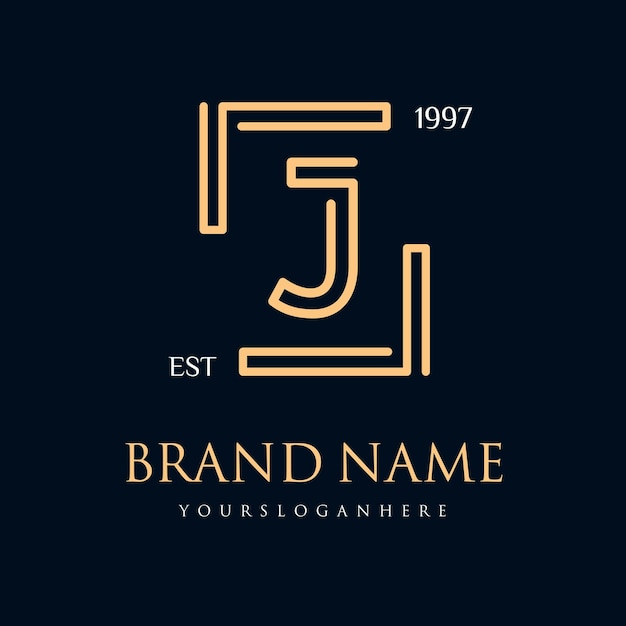 Logotipo vintage y elegante