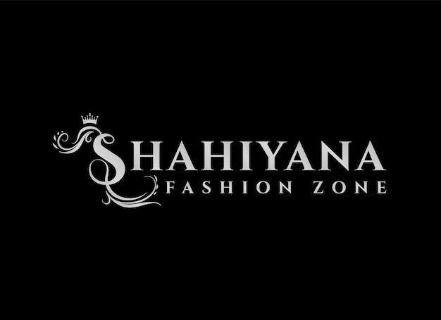 Logotipo Vintage S de lujo y ornamental