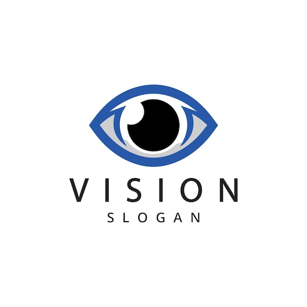 Logotipo de visión abstracta Ilustración del ojo vectorial