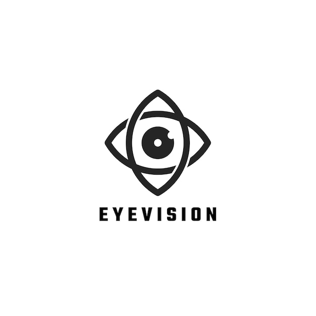 logotipo de visión ocular