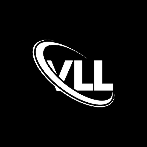 Logotipo VLL VLL letra VLL letra diseño de logotipo Iniciales logotipo VLL vinculado con círculo y mayúscula logotipo monograma VLL tipografía para negocios tecnológicos y marca inmobiliaria