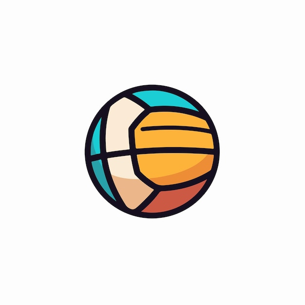 Logotipo de voleibol con el título 'logotipo de voleibol'