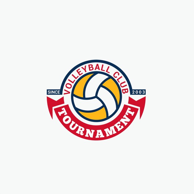 Logotipo de voleibol