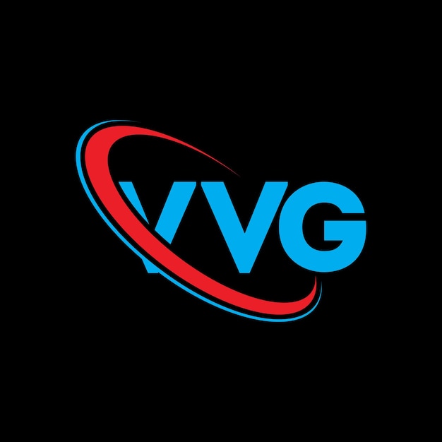 Logotipo de VVG VVG letra VVG diseño de logotipo de letra Iniciales Logotipo VVG vinculado con círculo y mayúsculas Logotipo de monograma VVG tipografía para negocios tecnológicos y marca inmobiliaria