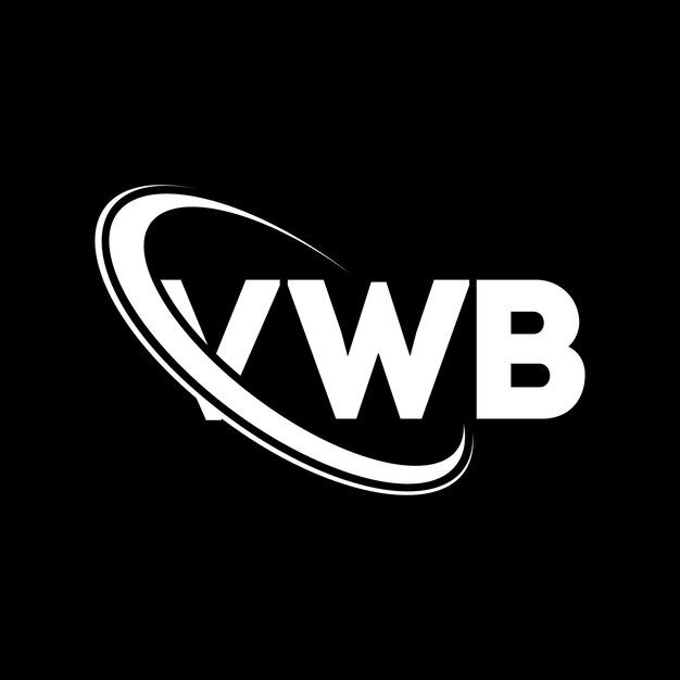 Logotipo VWB VWB letra VWB letra diseño de logotipo Iniciales VWB logotipo vinculado con círculo y mayúscula monograma logotipo VWB tipografía para negocios de tecnología y marca inmobiliaria