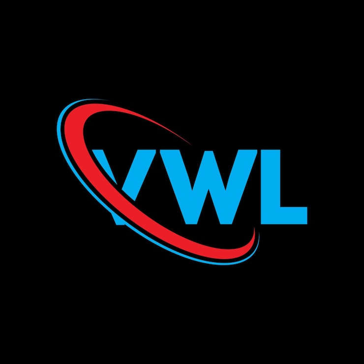 Vector logotipo vwl vwl letra vwl letra diseño de logotipo iniciales vwl logotipo vinculado con círculo y mayúscula monograma logotipo vwl tipografía para negocios de tecnología y marca inmobiliaria