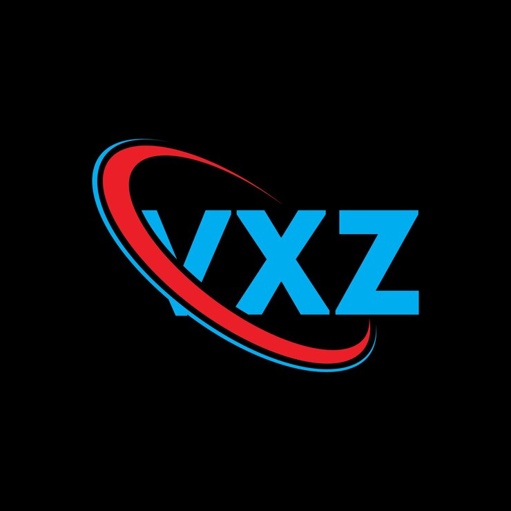 Vector logotipo vxz vxz letra vxz diseño de logotipo de letra iniciales logo vxz vinculado con círculo y mayúscula logotipo monograma vxz tipografía para negocios de tecnología y marca inmobiliaria