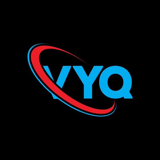 Logotipo VYQ VYQ carta VYQ letra diseño del logotipo Iniciales VYQ logotipo vinculado con círculo y mayúscula logotipo monograma VYQ tipografía para negocios tecnológicos y marca inmobiliaria