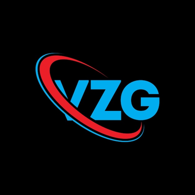 Logotipo de VZG VZG letra VZG diseño de logotipo de letra Iniciales Logotipo VZG vinculado con círculo y mayúscula logotipo monograma VZG tipografía para negocios tecnológicos y marca inmobiliaria